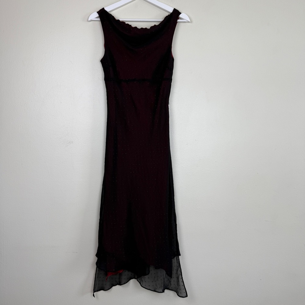 Rosa Vintage Y2K Dress Sleeveless Layered Asymmetric‎ Witchy Wimsigoth Fairy S
